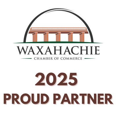 Waxahachie Chamber of Commerce 2025 Proud Partner Badge